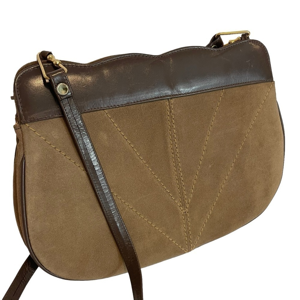 Chic Brown Leather Shoulder Bag